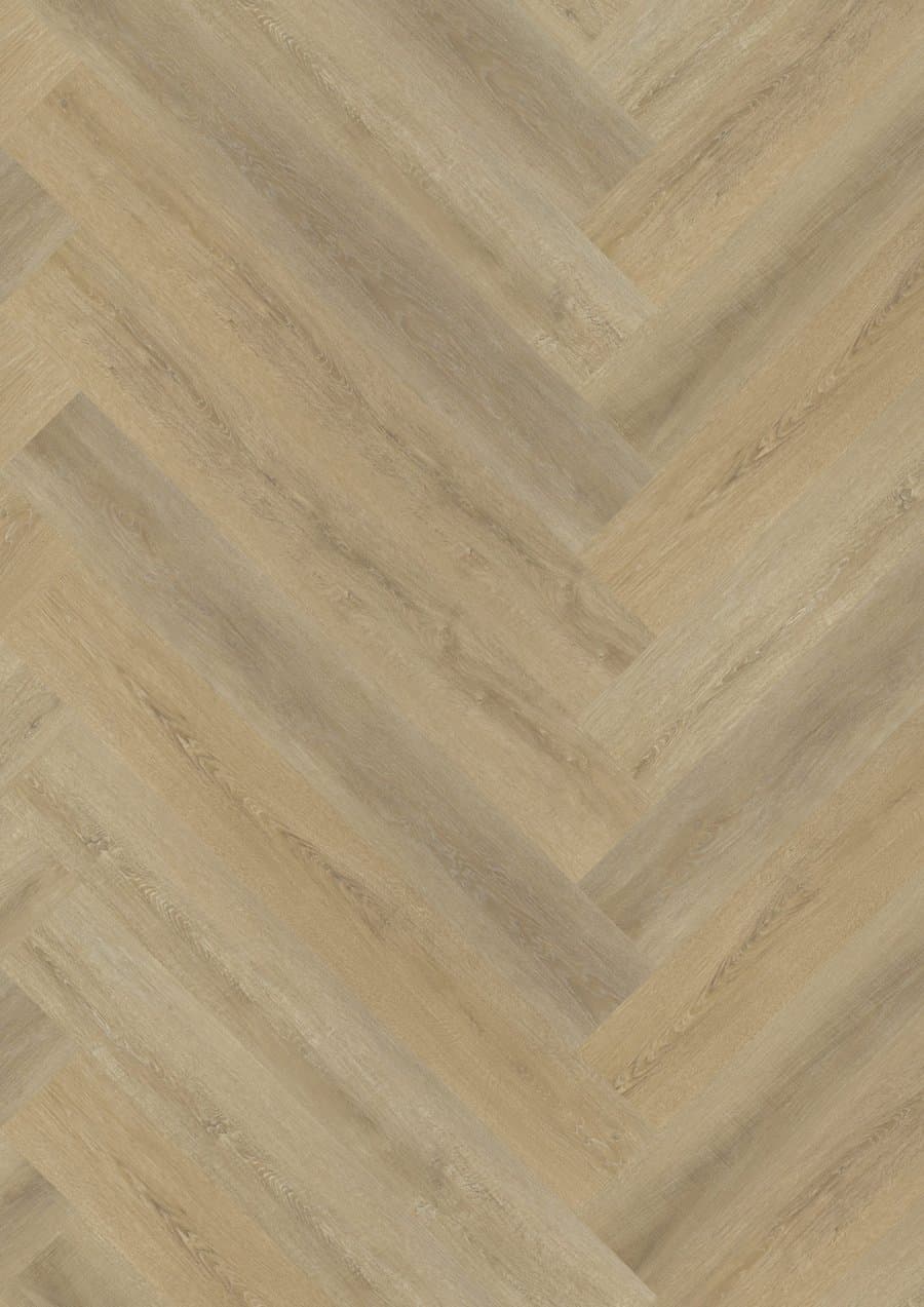 Solide Click 30 Herringbone Sawcut Oak Natural